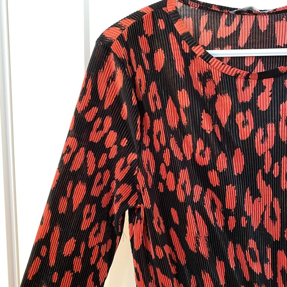 Mid Length Animal Print Dress - Picture 3 of 10